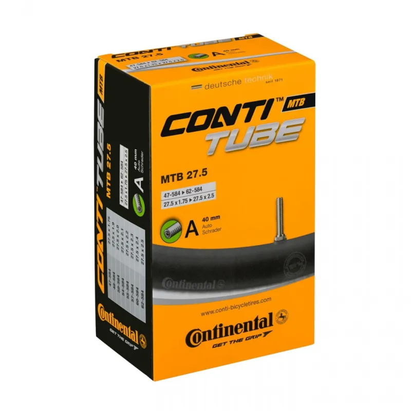Camera bicicleta Continental MTB 27.5 valva Auto A40 47/60-584 27.5-1.75/2.4 Transport gratuit
