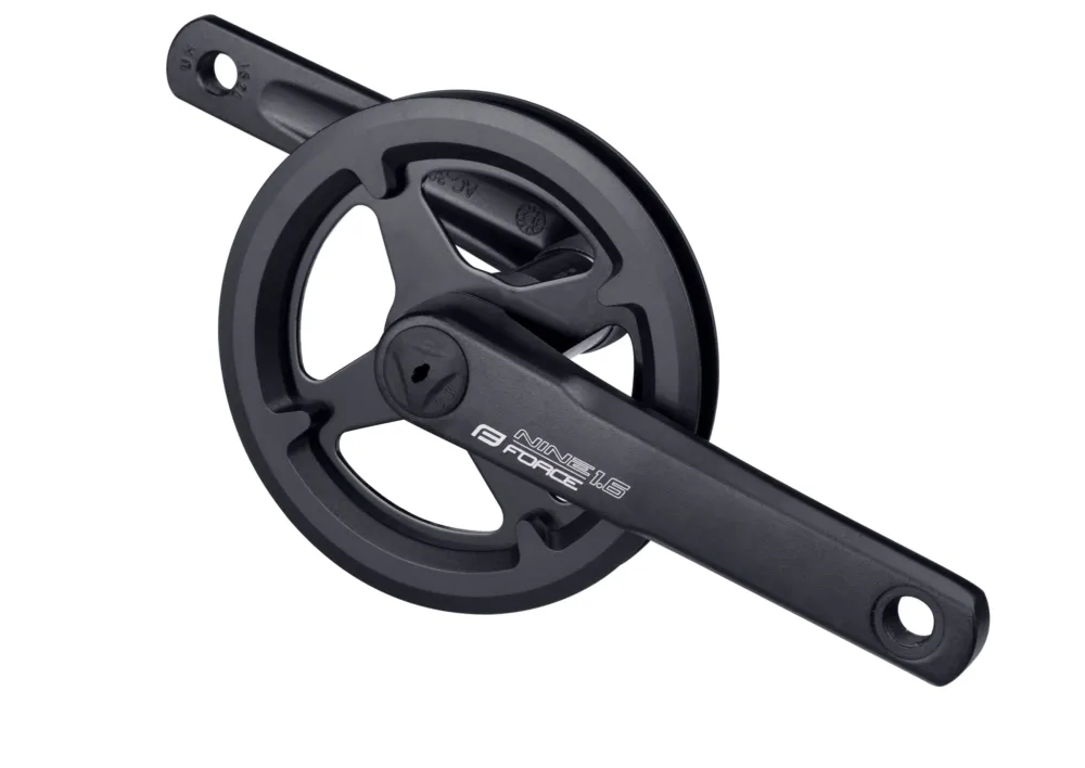 Plată securizată Pedalier Force Nine1.6 32T 152mm Al Negru