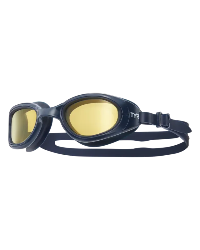 Discount Ochelari înot TYR Special Ops 2.0 Polarized - ape deschise - amber | navy