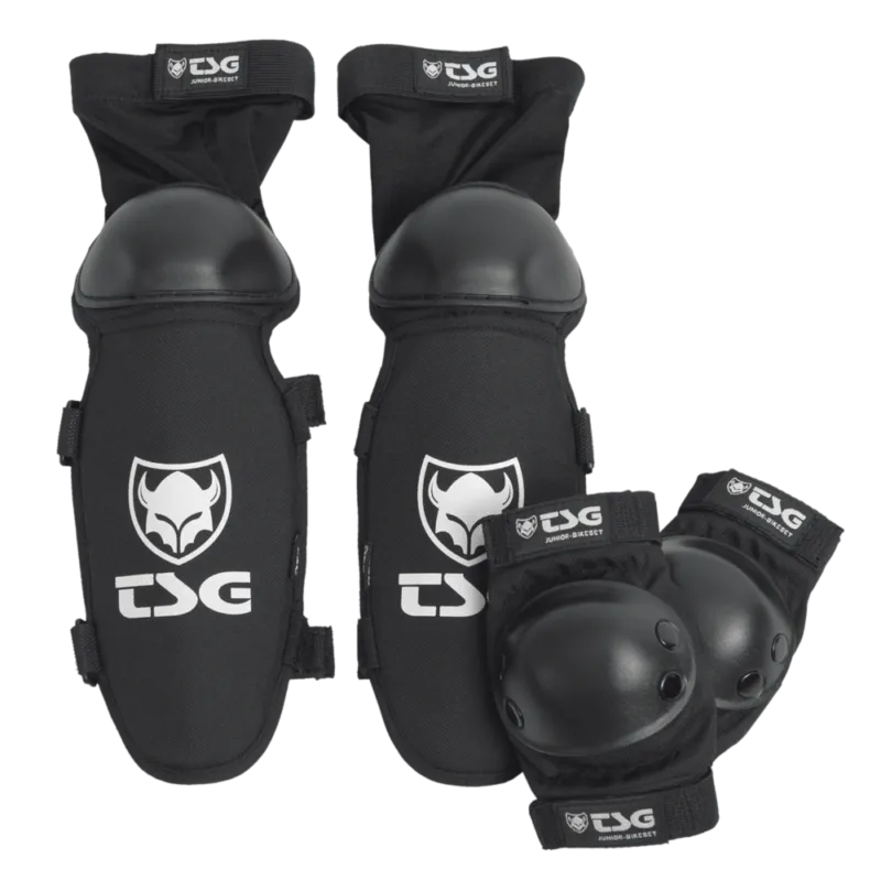 Ieftin Set Protectii TSG Junior-Bikeset - Black TXXS