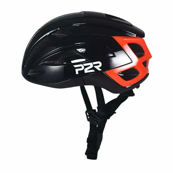 Casca Ciclism P2R RODEO - 55-58 cm, S-M, Negru-Rosu Cumpărături sigure