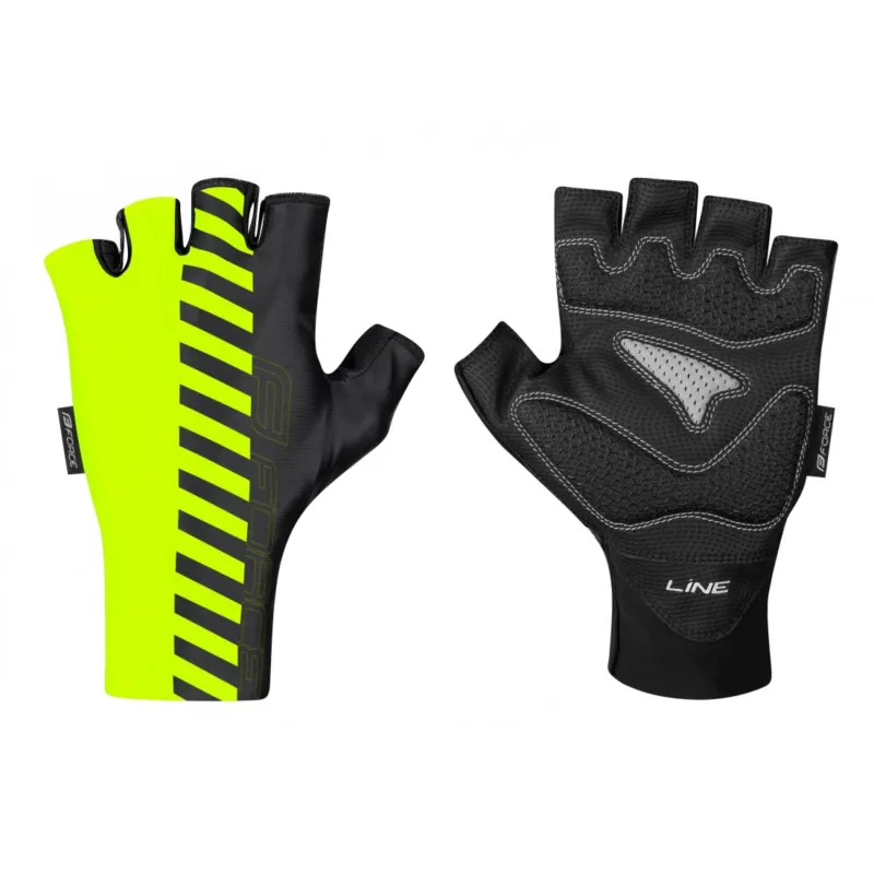 Manusi Force Line fara banda fluo/negru M Reducere