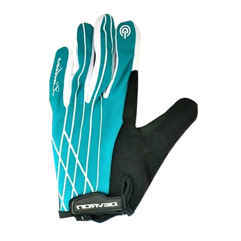 Ofertă limitată Manusi Ciclism Devron 9582 Ladies Touch D-Grip - L, Turcoaz