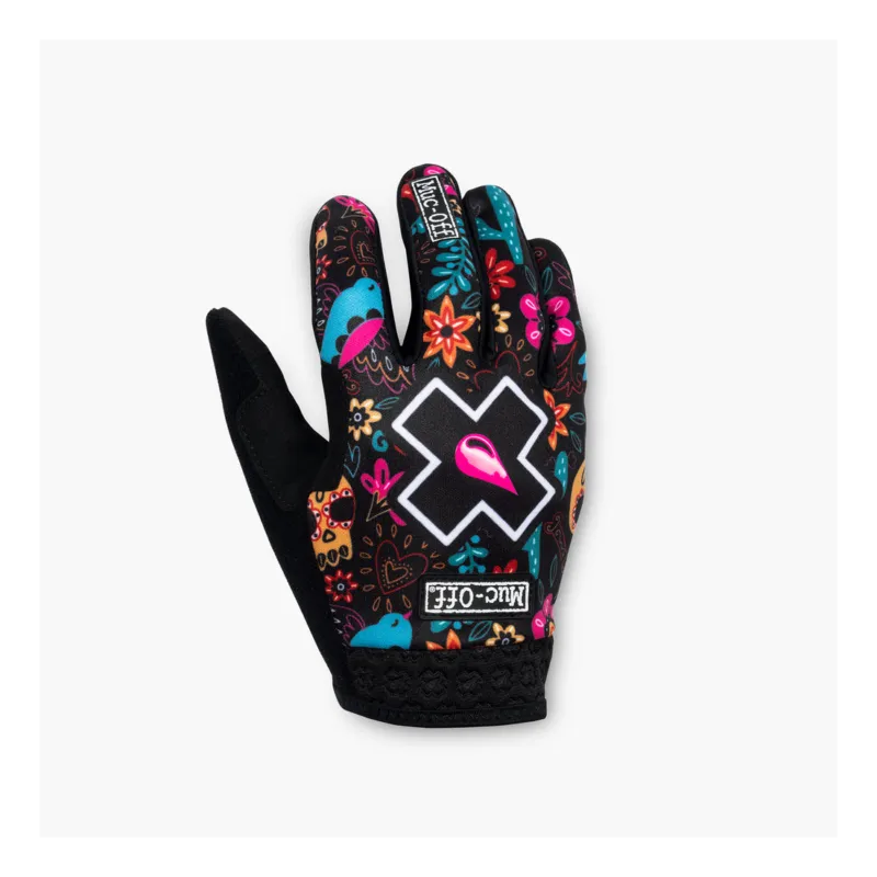Bestseller Manusi copii Muc-Off Youth Rider Shred Hot Chilli Pepper S Negru/Multicolor, S