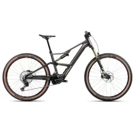 Bicicleta Electrica MTB Orbea Rise SL M10 Carbon Golden Sand Plată sigură